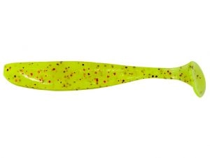 Gumená nástraha Easy Shiner 2inch 5cm 12ks Chartreuse Red Flake